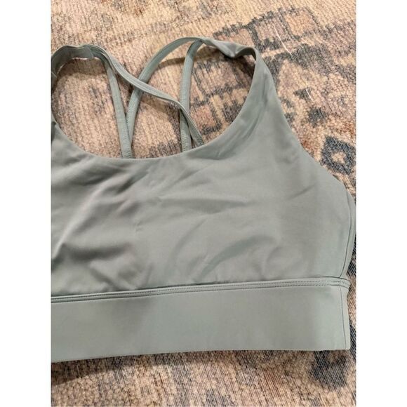 Balance Athletica Gray Non-Padded Cross Back Athletic Sports Bra Size Small - Picture 3 of 5